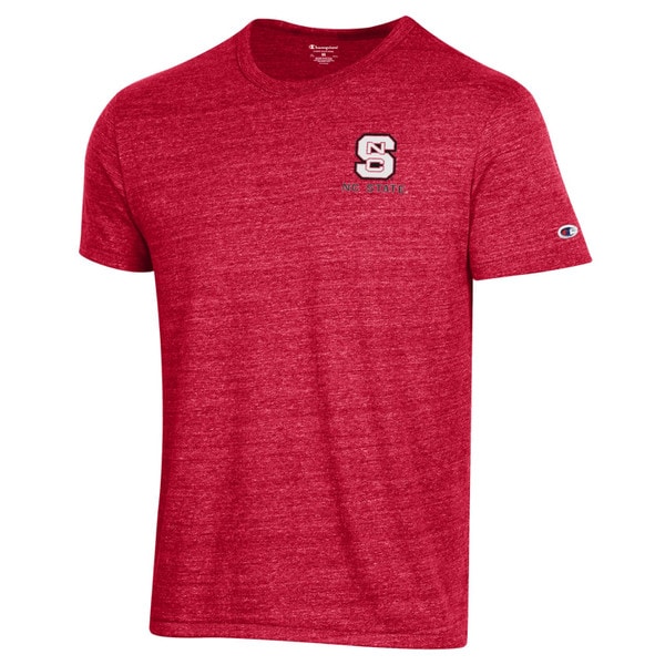 Red Short Sleeve Tri-blend Tee - Le